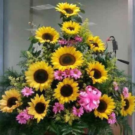 Arrerglo de girasoles