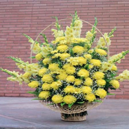 Arreglo tradicional gladiolo