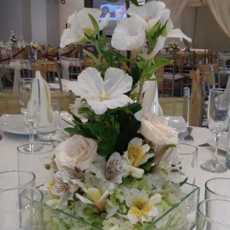 Centro de mesa vidrio