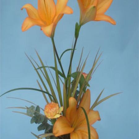 Arreglo lilium naranja