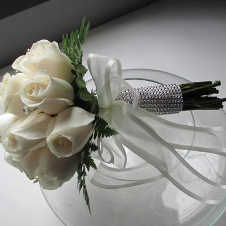 Bouquets de novia chico tono perla