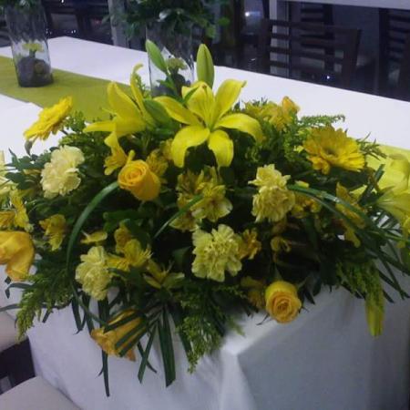 Centros alargados de novias