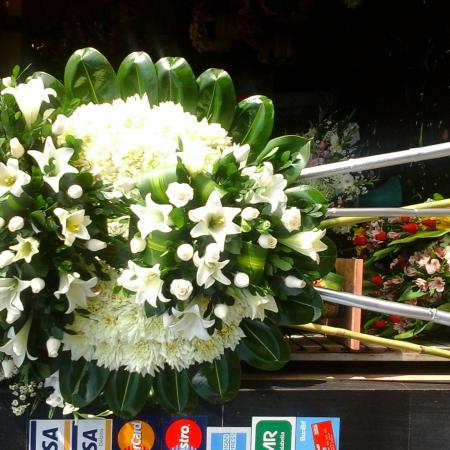 Coronas solo rosa doble moña