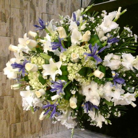 Lagrimas lilas y cremas