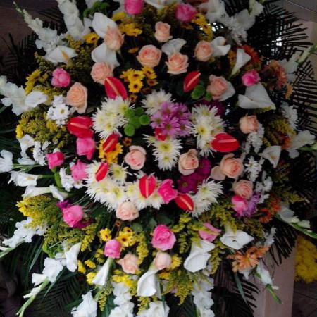 Trípode primaveral solo rosas